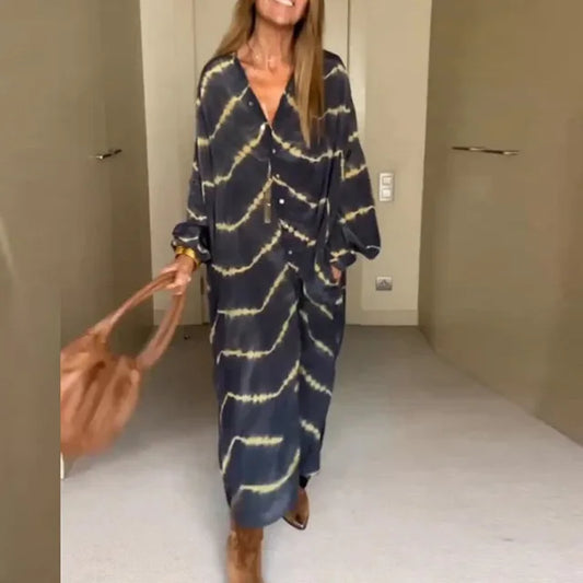 Manar | Vestido Boho Manga Larga