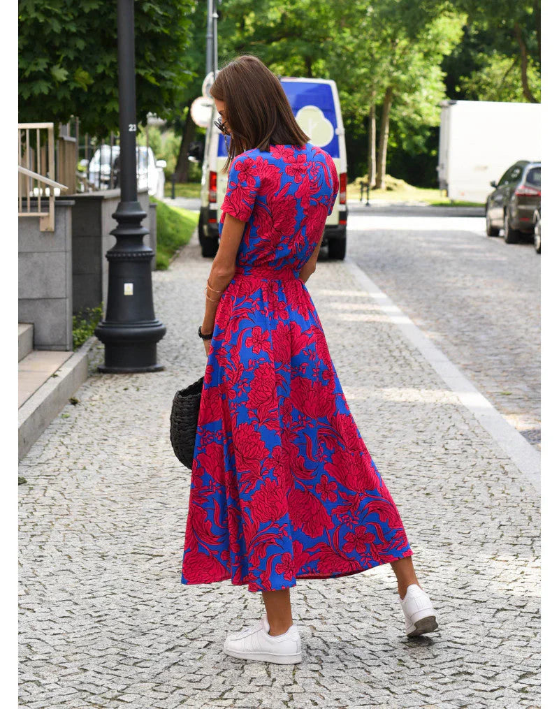 Lena | Vestido colorido con Estilo